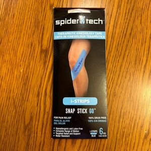 6 Pc Kinesiology Tape Precut‎ Strips Elastic Therapeutic Muscle Sports Athletic